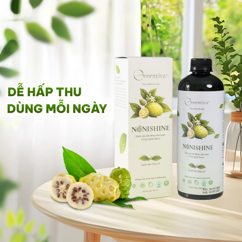 Nước ép nhàu lên men nano NONISHINE 500ml